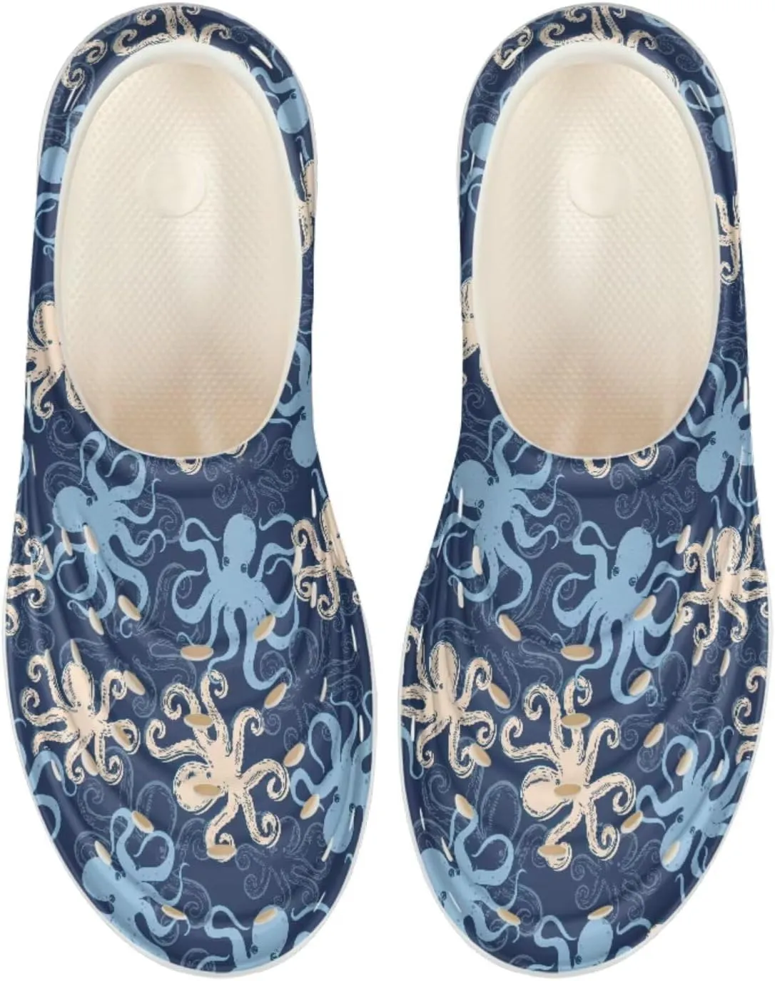Kids Water Shoes, Cartoon Animal Slip-On Shoes, Garden Clogs for Boys Girls, Non-Slip Quick Dry Beach Sandals