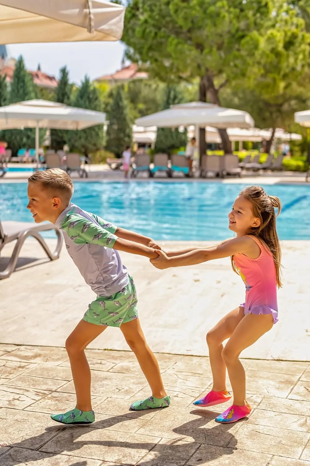 Kids Water Shoes Girls Boys Aqua Socks Non-Slip Barefoot Quick Dry Beach Pool Swimming Sports