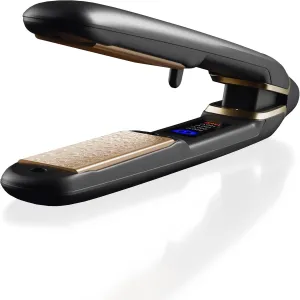 KINUJO® Unrivaled Moisture Lock Flat Iron Hair Straightener, 5-Second Heat to 450°F, Hair Straightener and Curler 2 in 1, 5 Temp up to 450°F, Crafting Silky & Hydrated Straight Hair