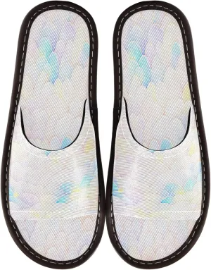 KLL Men and Women Slippers Indoor and Outdoor Ultralight Cute Slip-on Home Shoes for Travel, Hotel, Party, Guests