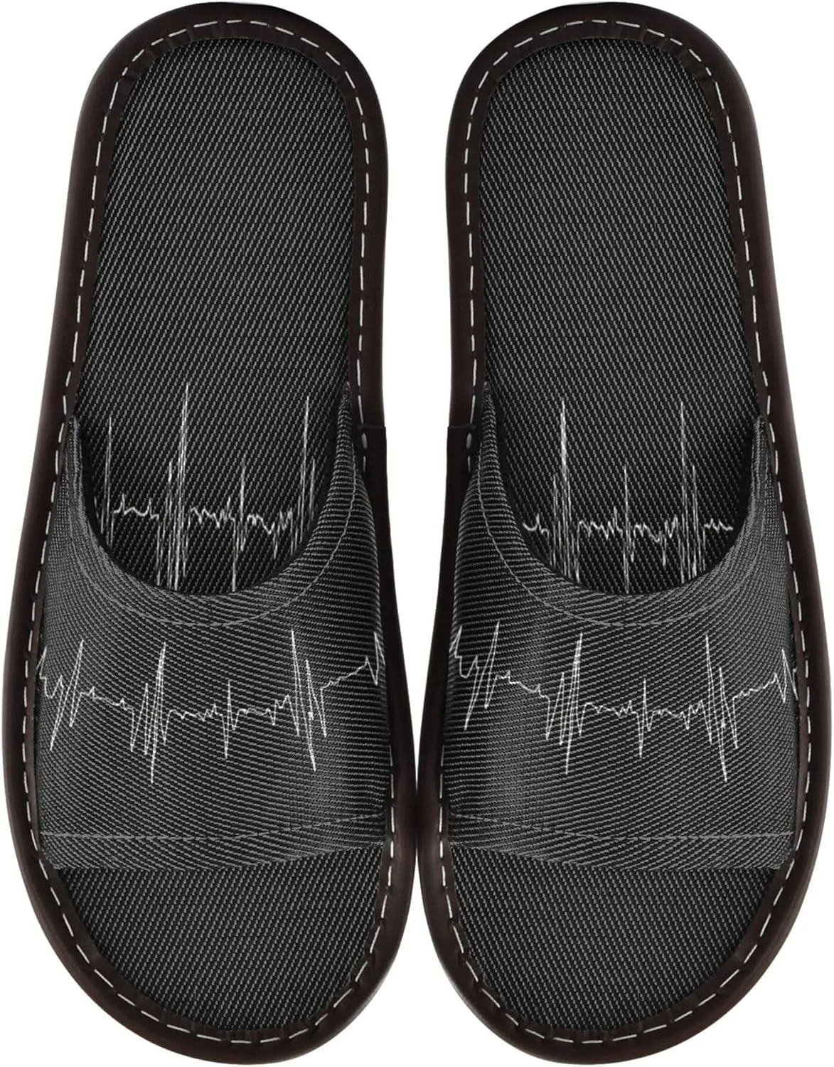 KLL Slippers for Women Men Indoor Outdoor Summer Lightweight Open-toe Slip-on Home Shoes for Pool, Hotel, Travel