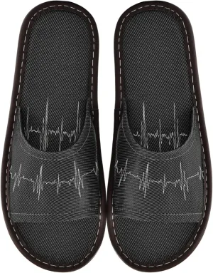 KLL Slippers for Women Men Indoor Outdoor Summer Lightweight Open-toe Slip-on Home Shoes for Pool, Hotel, Travel