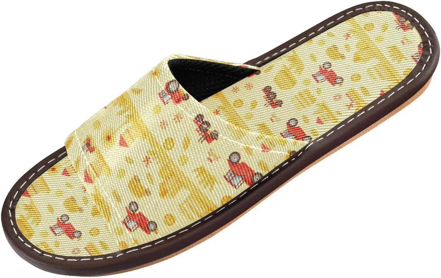 KLL Spa Shower Slippers Indoor and Outdoor Portable Non-Slip Slip-on Home Shoes for Travel Airplane Hotel