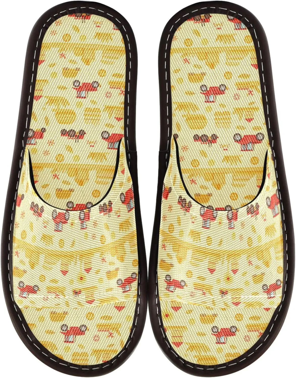 KLL Spa Shower Slippers Indoor and Outdoor Portable Non-Slip Slip-on Home Shoes for Travel Airplane Hotel