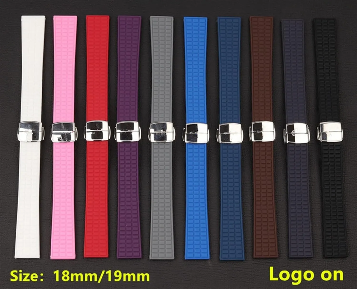 KLVN 18mm 19mm watchband for Patek strap for Philippe belt Ladies Aquanaut 5067A 491PTK Rubber Watch band