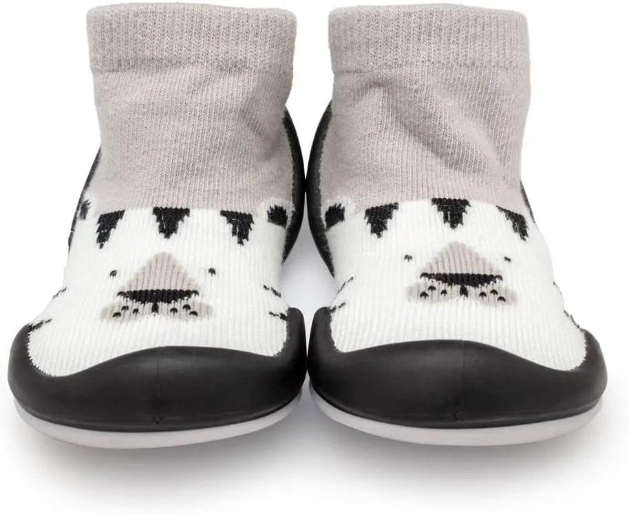 Komuello Animal Toddler Shoes, Breathable, Washable, Non-Slip, Secure Fit, Cotton Socks with Air Pocket Cushion for Indoor and Outdoor Use, Unisex Toddler Shoes for Boys and Girls