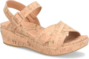 KORK-EASE Women's Myrna 2.0 Ankle Strap Wedge Sandal