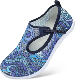 L-RUN Womens Mens Water Shoes Barefoot Aqua Socks Quick-Dry Non Slip Shoes for Beach Swim Pool River Boating Surf Yoga