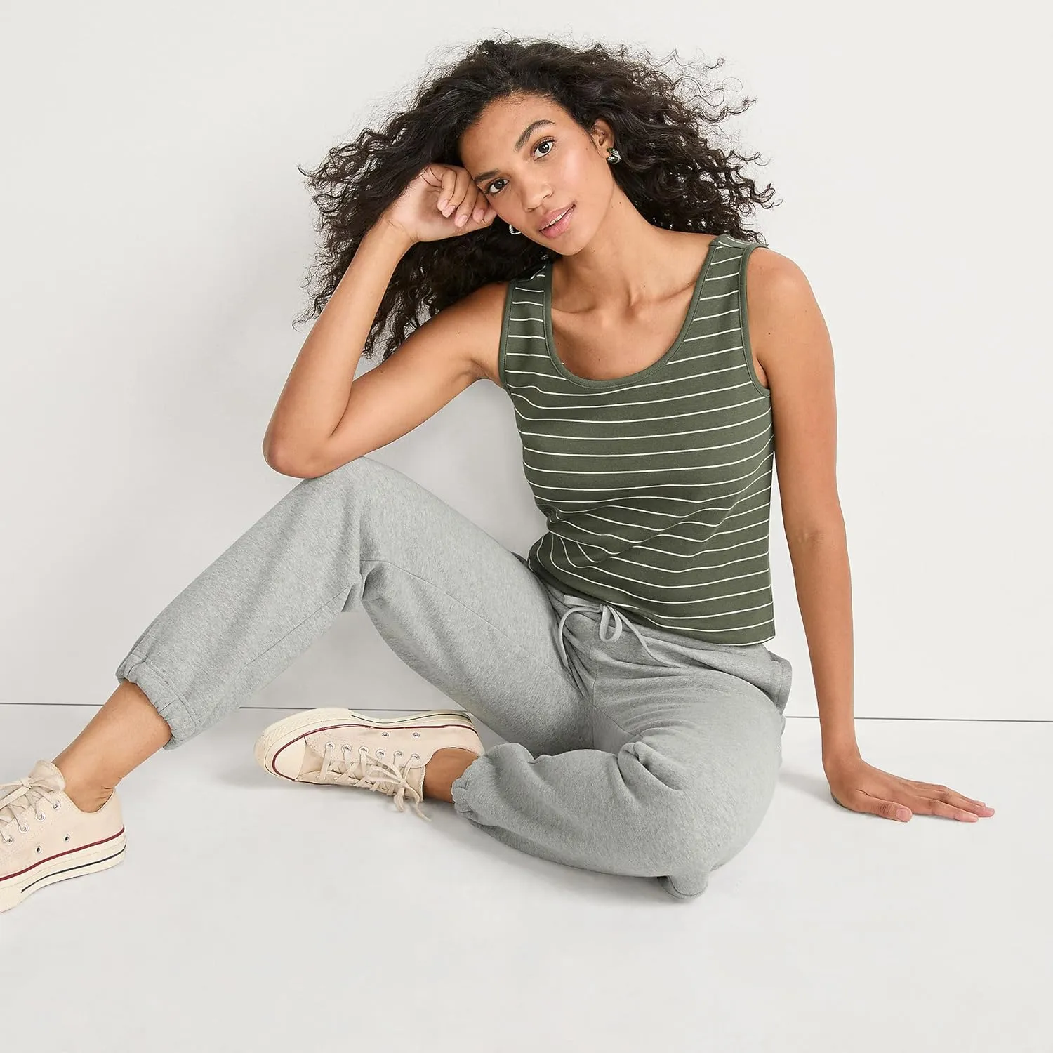 Lands' End Women's Cotton Tank Top