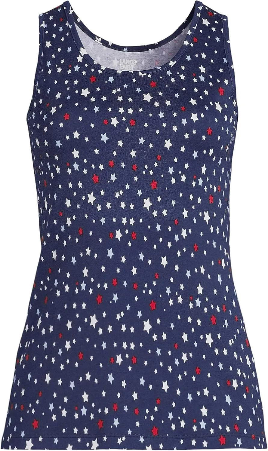 Lands' End Women's Cotton Tank Top