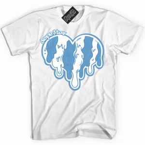 Legend Blue 1s Sneaker Shirt Melting Heart Graphic