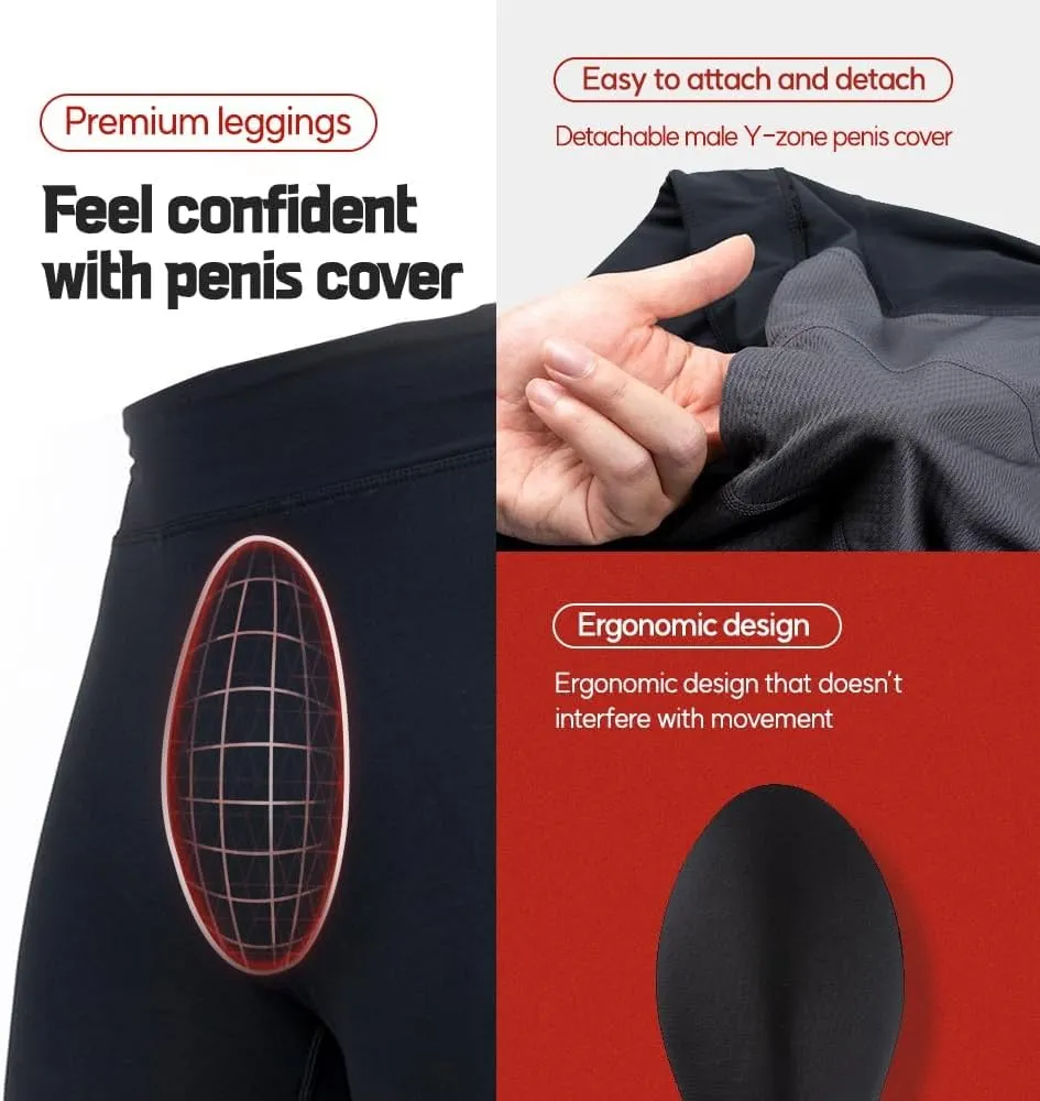 LESTE Skinwrap PRO 5 – Mens Support Pouch Compression Pants Quick Dry Running Tights Workout Leggings Training Sports