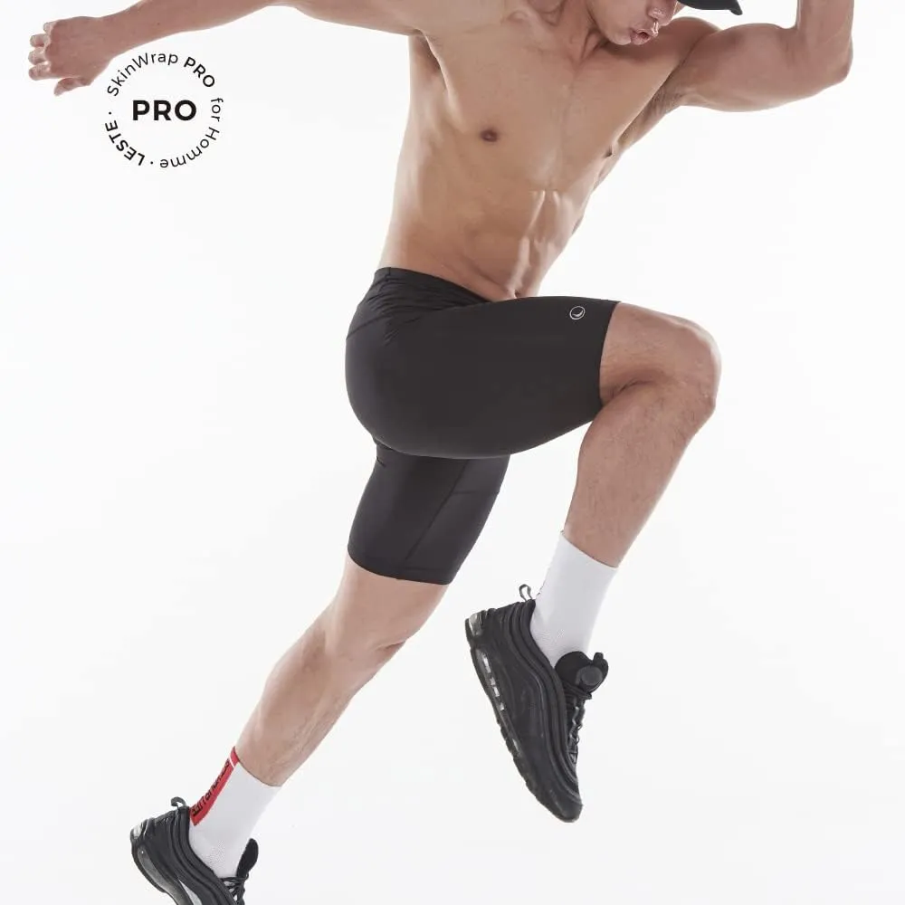 LESTE Skinwrap PRO 5 – Mens Support Pouch Compression Pants Quick Dry Running Tights Workout Leggings Training Sports
