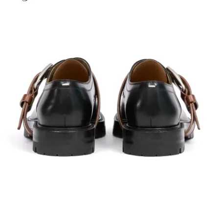 Liisa Tabi Loafer in Leather Limited Belt Edition