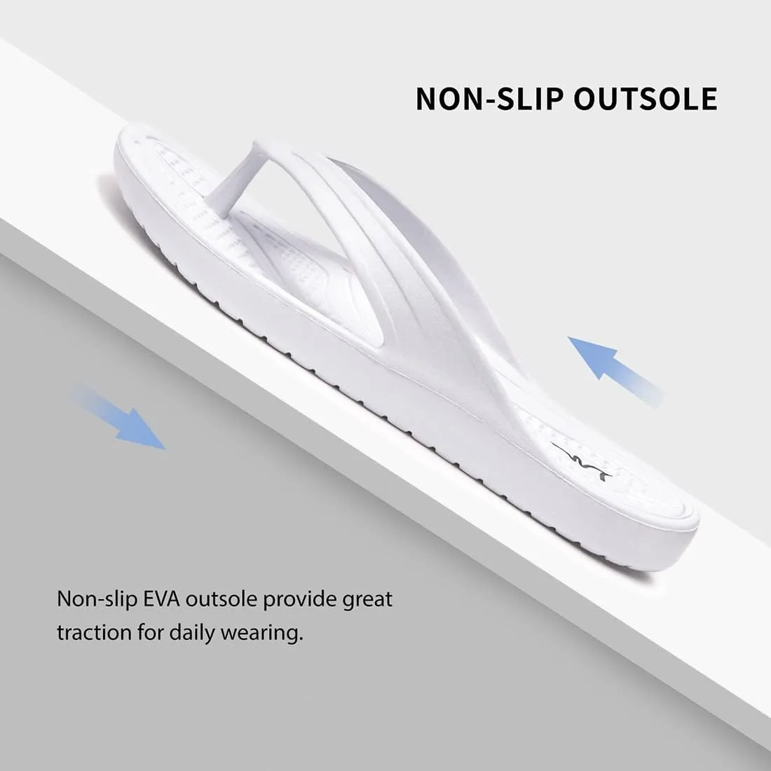 LM Women's Flip Flops Thong Sandals Casual Sandals Shower Shoes Beach Slippers Slides Slip on Water Shoes