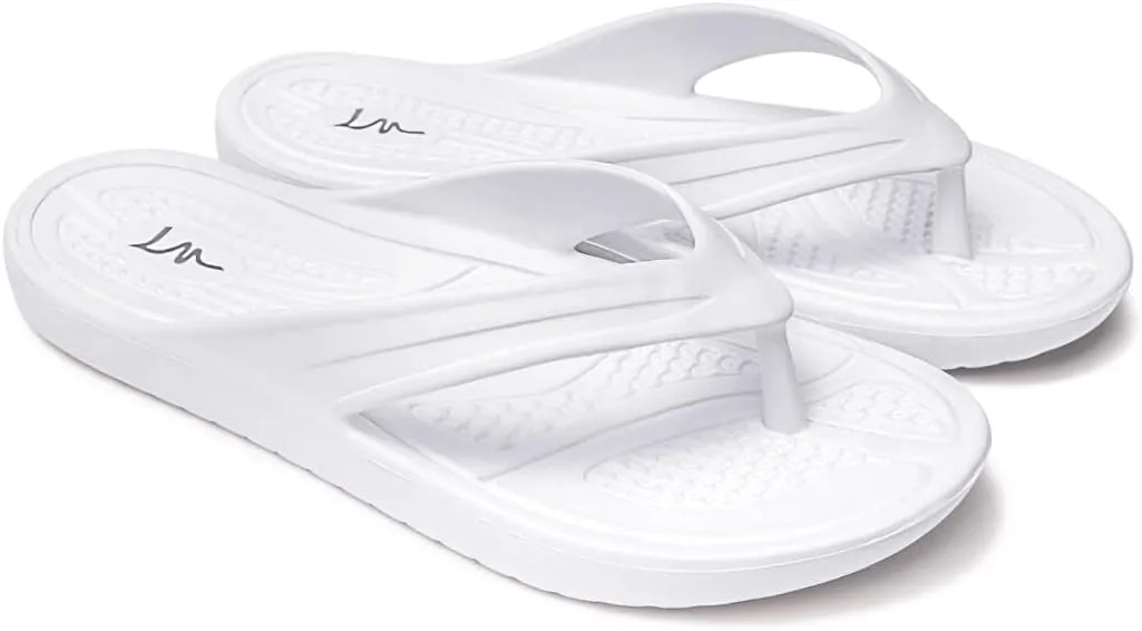 LM Women's Flip Flops Thong Sandals Casual Sandals Shower Shoes Beach Slippers Slides Slip on Water Shoes