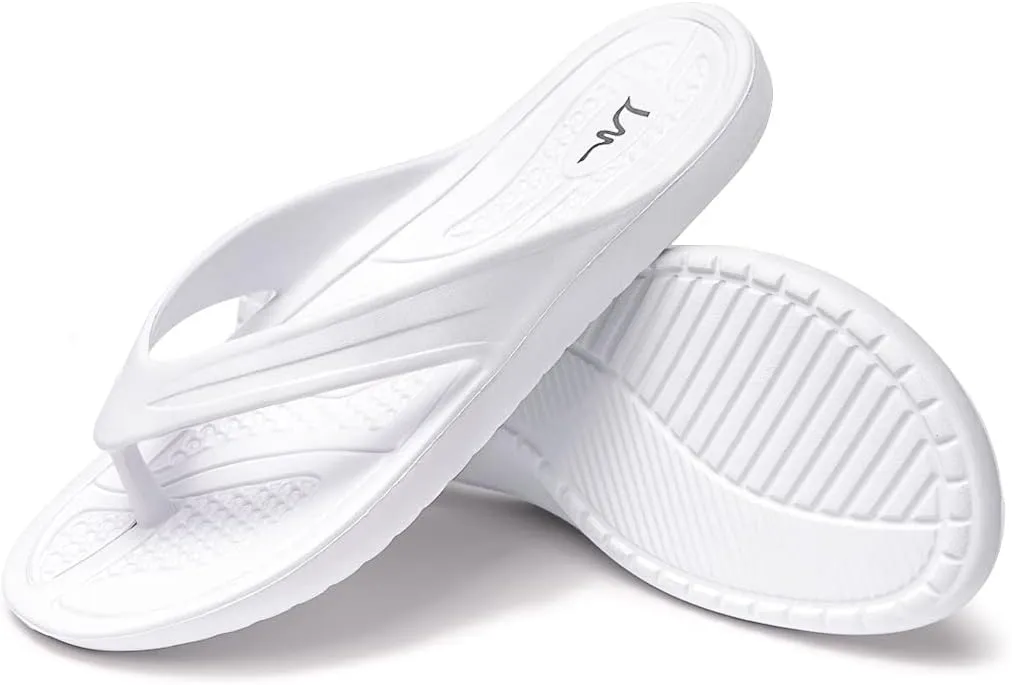 LM Women's Flip Flops Thong Sandals Casual Sandals Shower Shoes Beach Slippers Slides Slip on Water Shoes