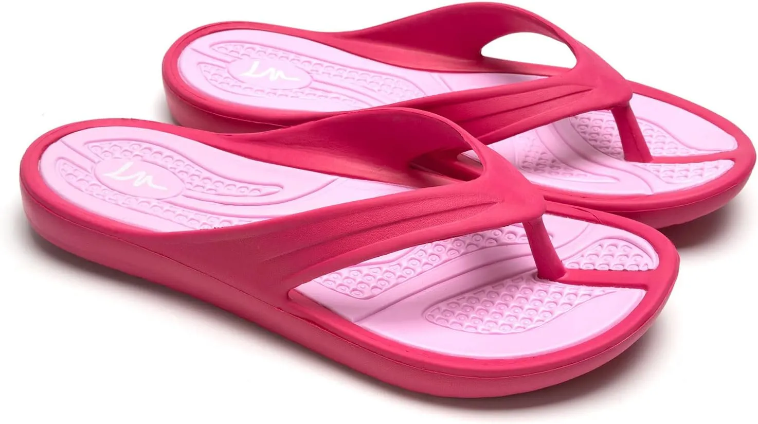 LM Women's Flip Flops Thong Sandals Casual Sandals Shower Shoes Beach Slippers Slides Slip on Water Shoes