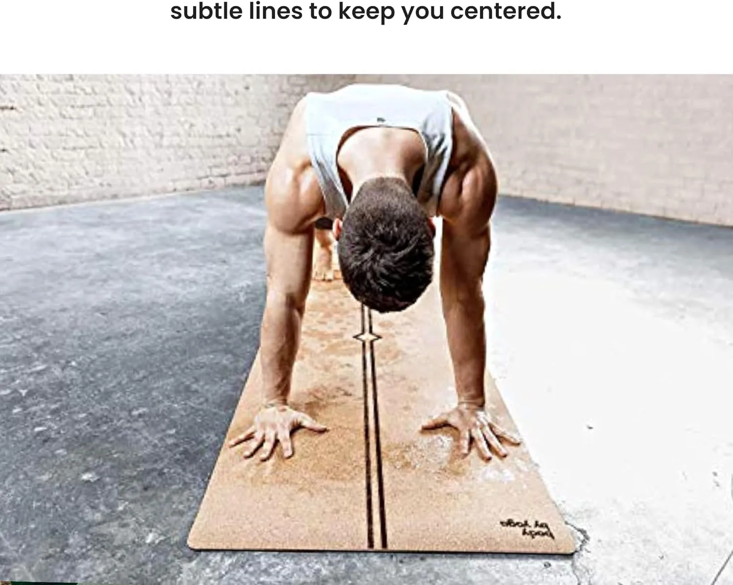 Luxury Cork Yoga Mat - Non Slip, Extra Thick Grip. Thicker, Longer, and Wider for More Comfort and Support. Tough Enough For Hot Yoga. Natural, Non Toxic, and Eco Friendly. Optional Alignment Lines.