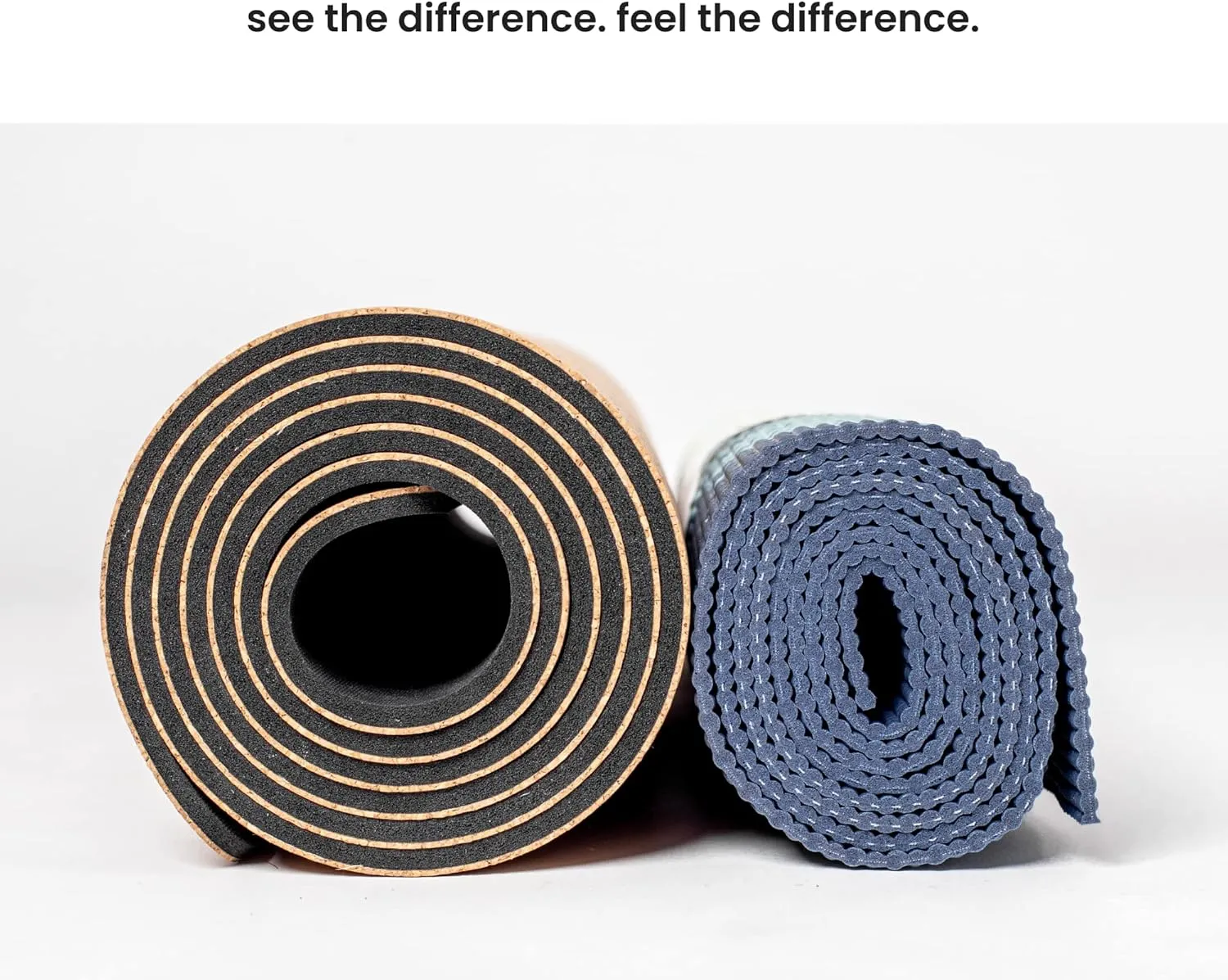 Luxury Cork Yoga Mat - Non Slip, Extra Thick Grip. Thicker, Longer, and Wider for More Comfort and Support. Tough Enough For Hot Yoga. Natural, Non Toxic, and Eco Friendly. Optional Alignment Lines.