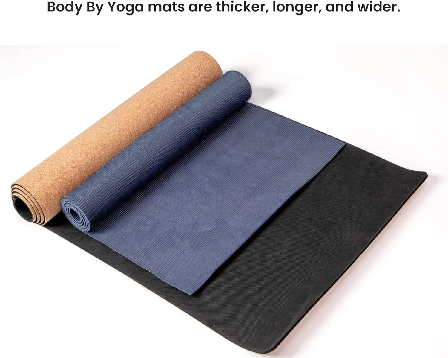 Luxury Cork Yoga Mat - Non Slip, Extra Thick Grip. Thicker, Longer, and Wider for More Comfort and Support. Tough Enough For Hot Yoga. Natural, Non Toxic, and Eco Friendly. Optional Alignment Lines.