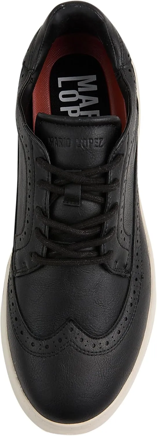 Mario Lopez Chadwick Mens Fashion Sneaker - Lace Up Wingtip Sneaker for Men