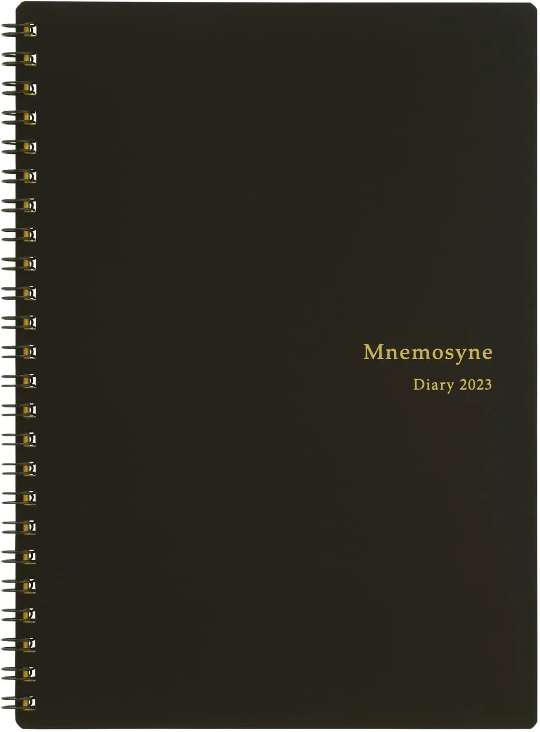 Maruman MNEMOSYNE Monthly Diary Planner 2022 (MND283-22)   Bonus 2023 Refill (MND283-23)   Notebook N195A with a stylish & durable Black PVC Cover, 1 ea (MNDN-22 23-05)