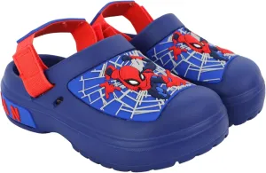Marvel Spiderman Boys Slip On Clogs Kids Sandals Shoes Sizes 5-13