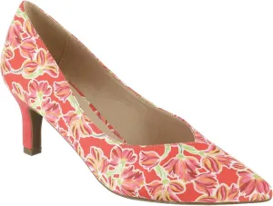 Masseys Brianne Women's Pump, 12 C/D US, Poppy-Multi-Floral