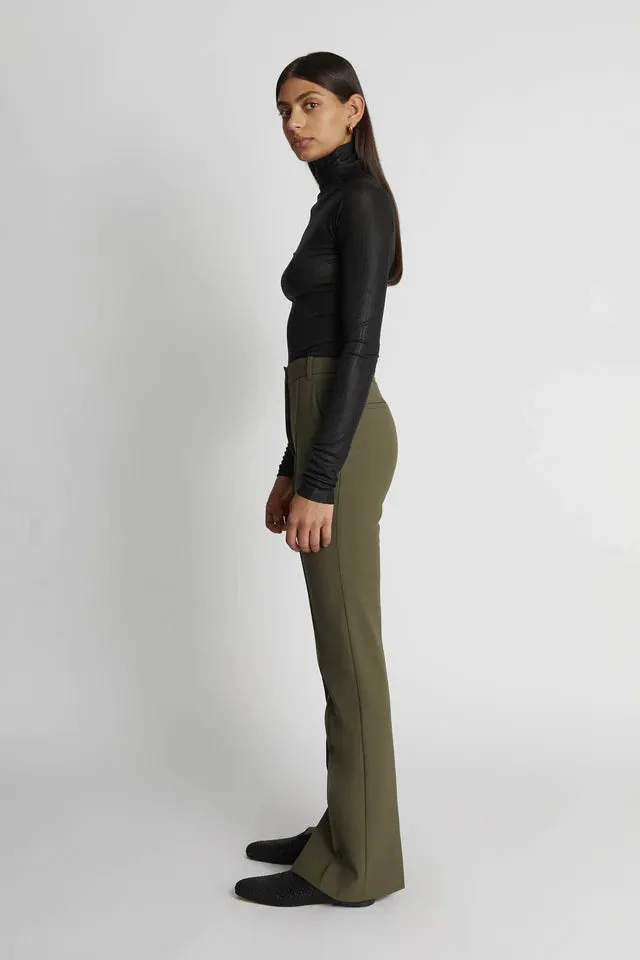 Mateo Tailored Pant - Willow Green