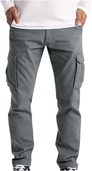 Men Pant Casual Jogger Beach Walking Running Sweatpant Drawstring Waist Track Lounge Pant