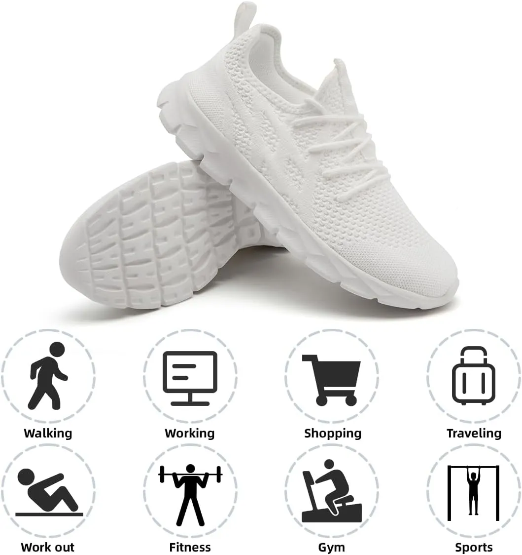 Men Slip On Running Shoes Lightweight Breathable Non-Slip Gym Sneakers Cushioned Comfort for Walking Fitness & Daily Training Leisure Athletic Sports Design