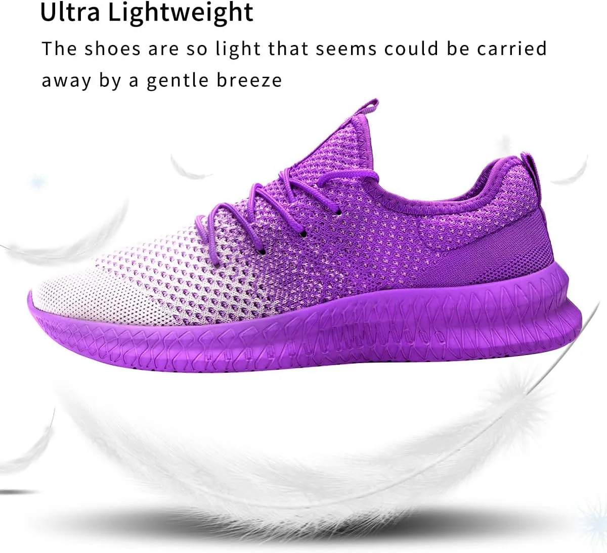 Men Slip On Running Sneakers Tennis Lightweight Non-Slip Athletic Shoes Cushioned Comfort for Walking Gym Fitness & Daily Training Leisure Sports