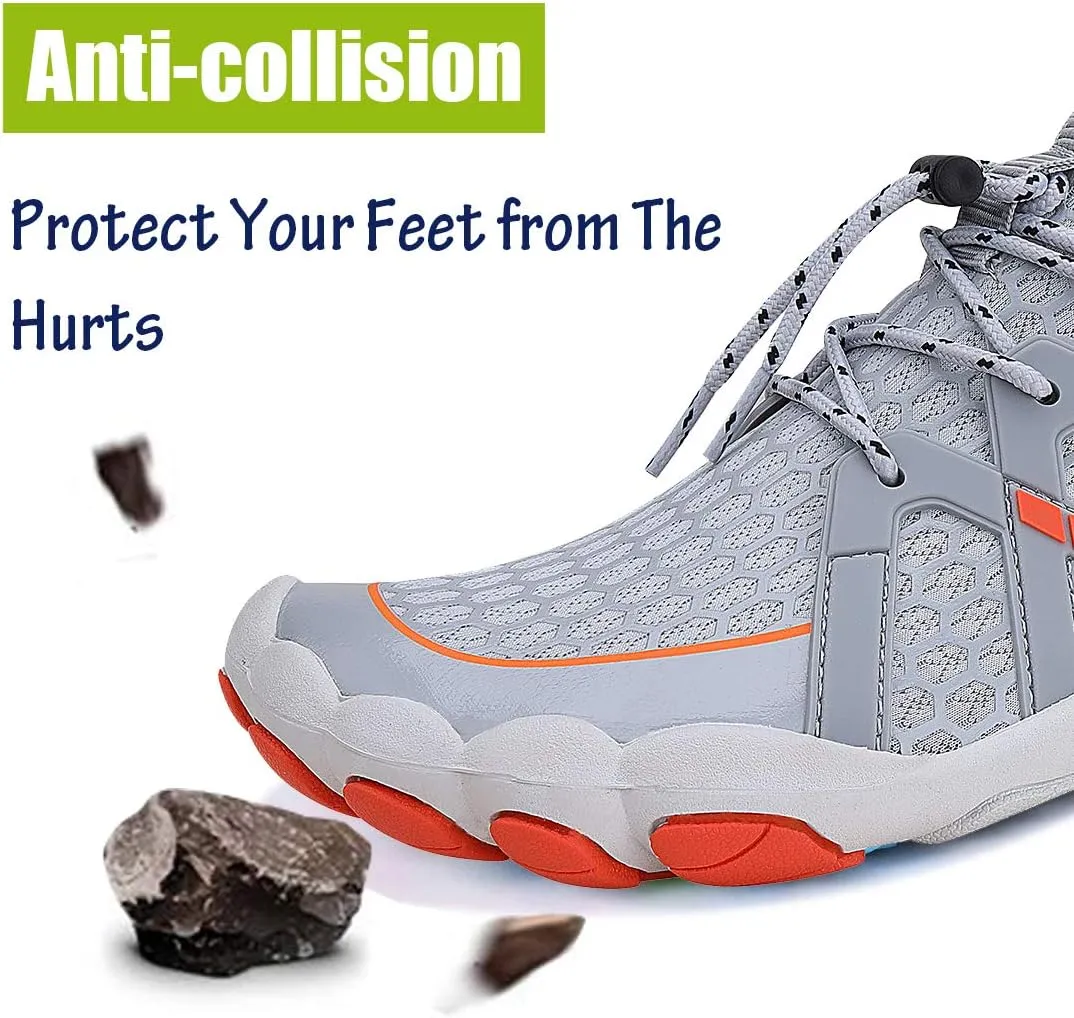 Men Women Water Sports Shoes Slip-on Quick Dry Aqua Swim Shoes for Pool Beach Surf Walking Water Park