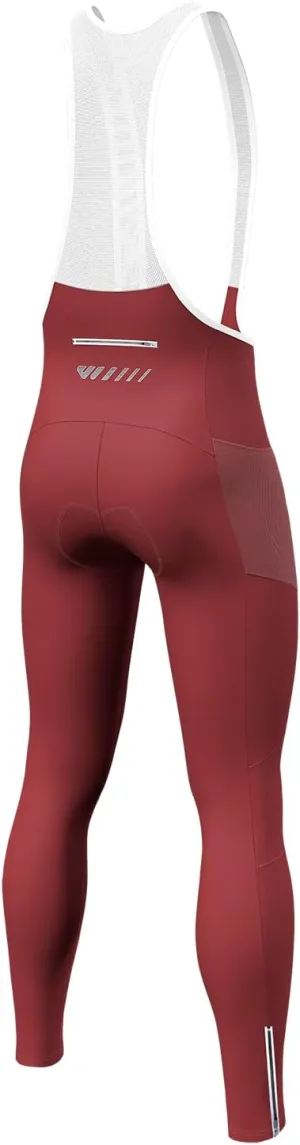Men's Cycling Bib Pants Padded Bike Cycling Bibs Pants Men Tights with Shoulder Straps 4D Padding Breathable Quick-Dry