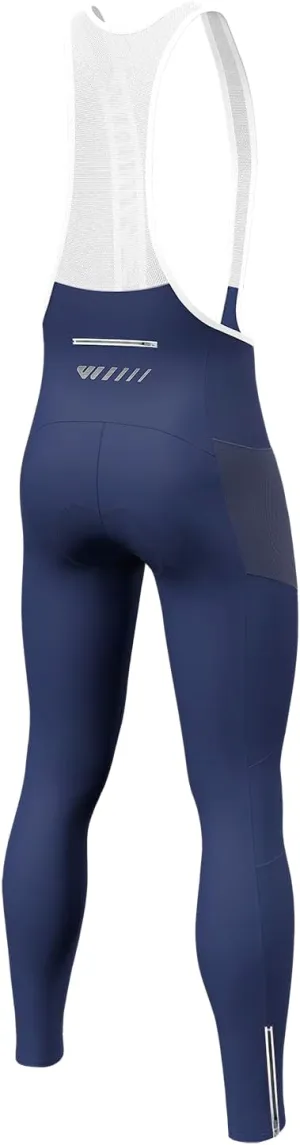 Men's Cycling Bib Pants Padded Bike Cycling Bibs Pants Men Tights with Shoulder Straps 4D Padding Breathable Quick-Dry