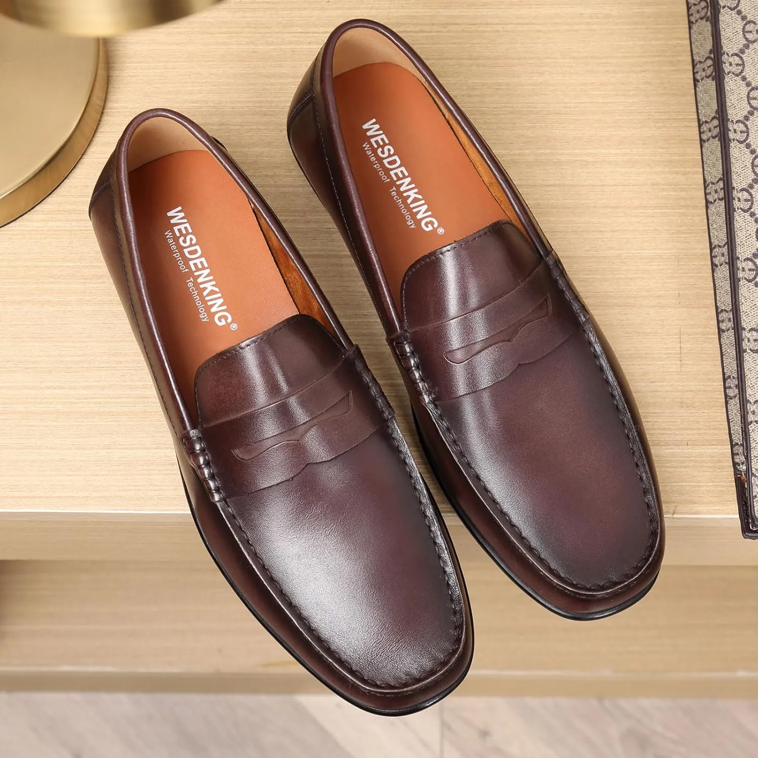 Mens Driving Loafers Penny Loafers for Men Dress Loafers Soft Lightweight