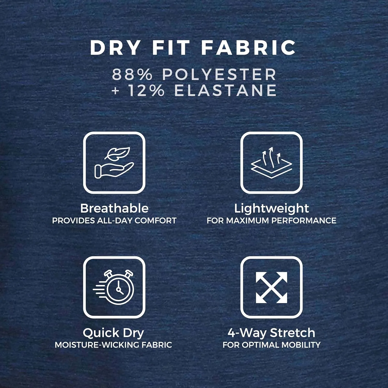 Men's Dry Fit Long Sleeve Golf Shirt - Quick Dry Polo Shirts - UPF 30, Stretch Fabric