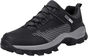 Men's Lace Up Memory Foam Sneakers Breathable Casual Comfortable Walking Sneaker Lightweight Minimalist Shoes