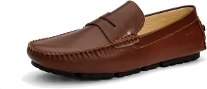 Men's Loafer Premium Genuine Leather Shoes Casual Slip on Shoes Breathable Driving Shoes