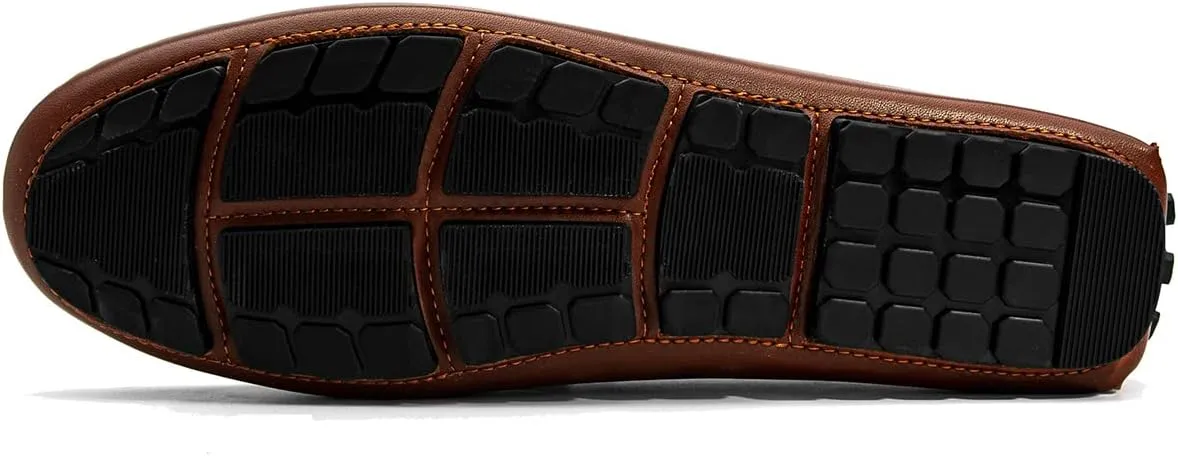 Men's Loafer Premium Genuine Leather Shoes Casual Slip on Shoes Breathable Driving Shoes