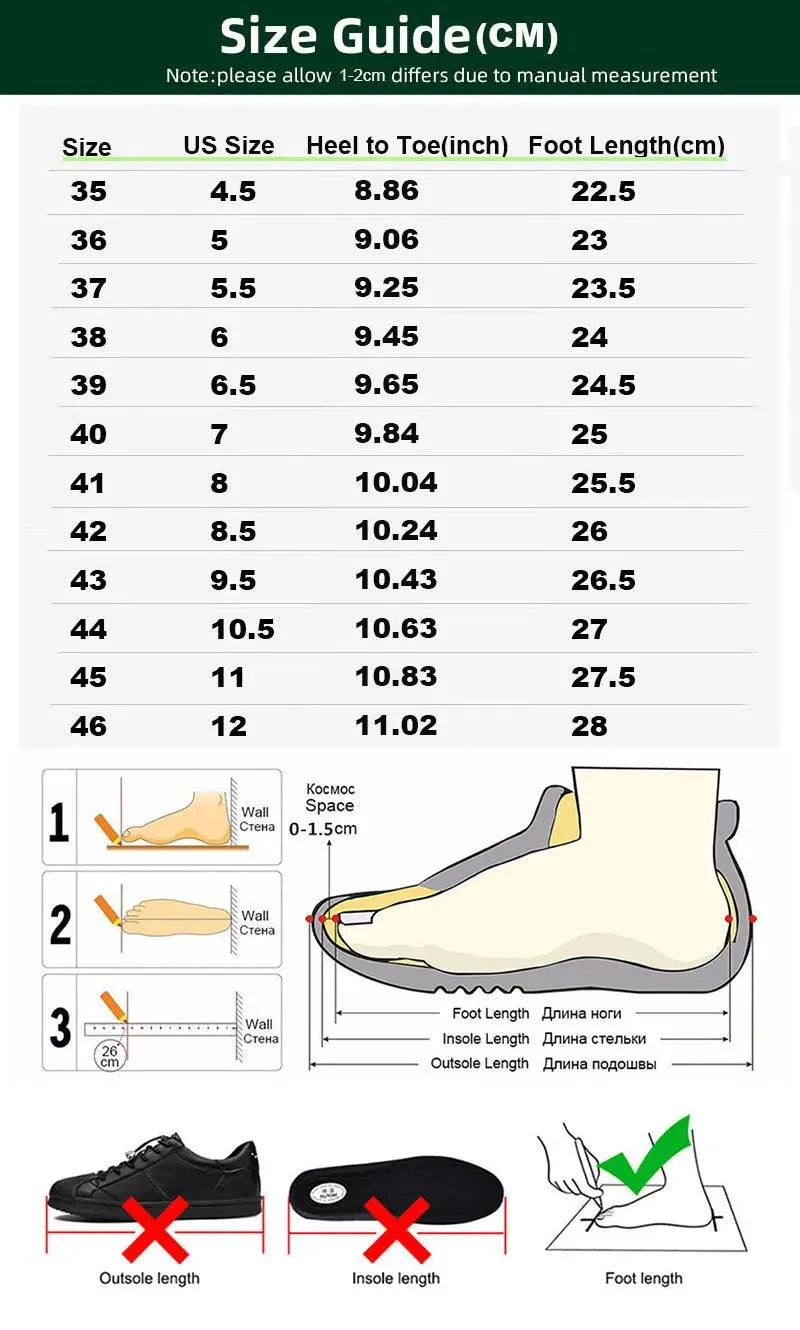 Men's Outdoor Casual Sneakers – Hiking and Running Shoes with  Platform Sole