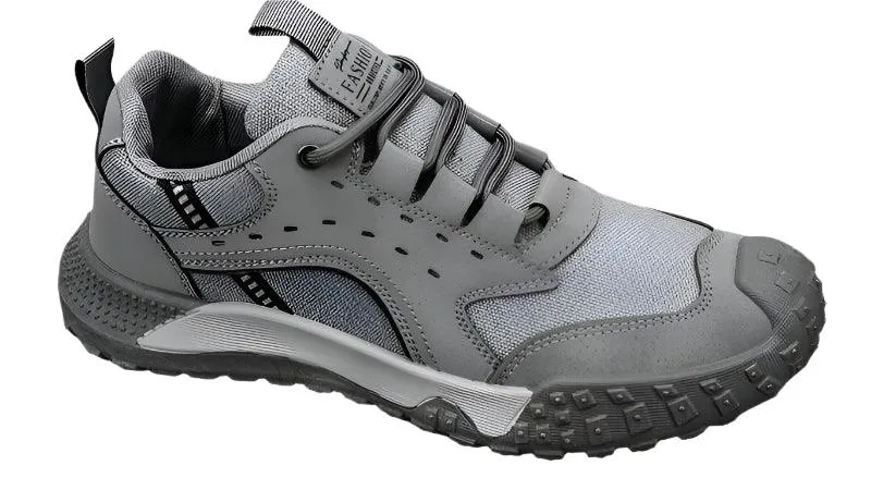 Men's Outdoor Casual Sneakers – Hiking and Running Shoes with  Platform Sole