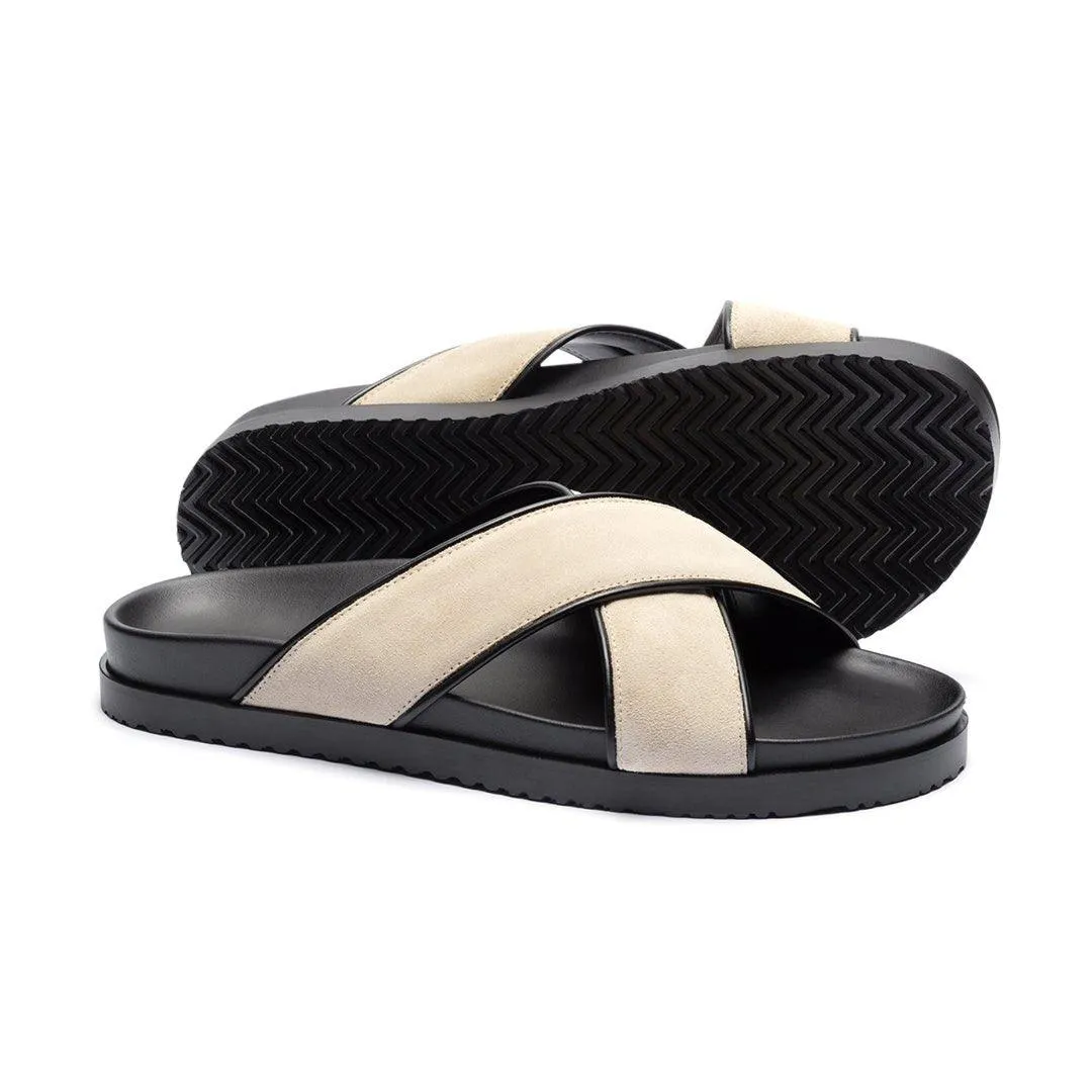 Men's Sandstone Amalfi Crossover Sandal From Del Toro Shoes
