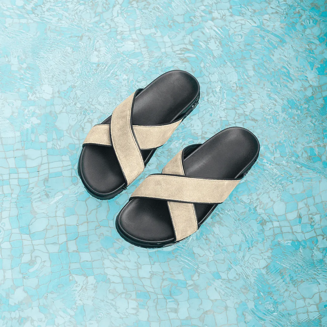 Men's Sandstone Amalfi Crossover Sandal From Del Toro Shoes