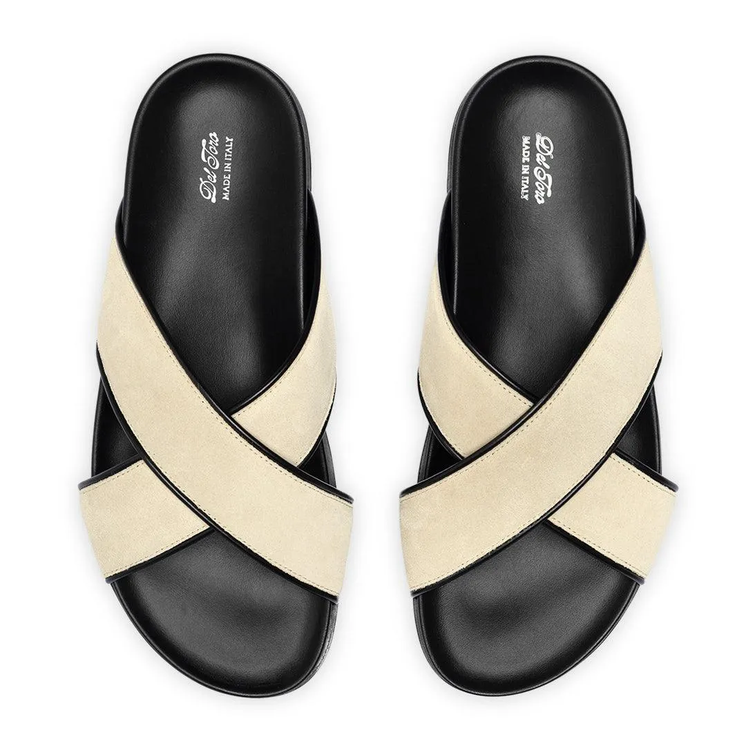 Men's Sandstone Amalfi Crossover Sandal From Del Toro Shoes