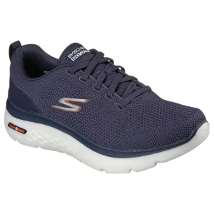 Mens Skechers Go Walk Hyper Burst Nanocore Shoes Navy/Orange