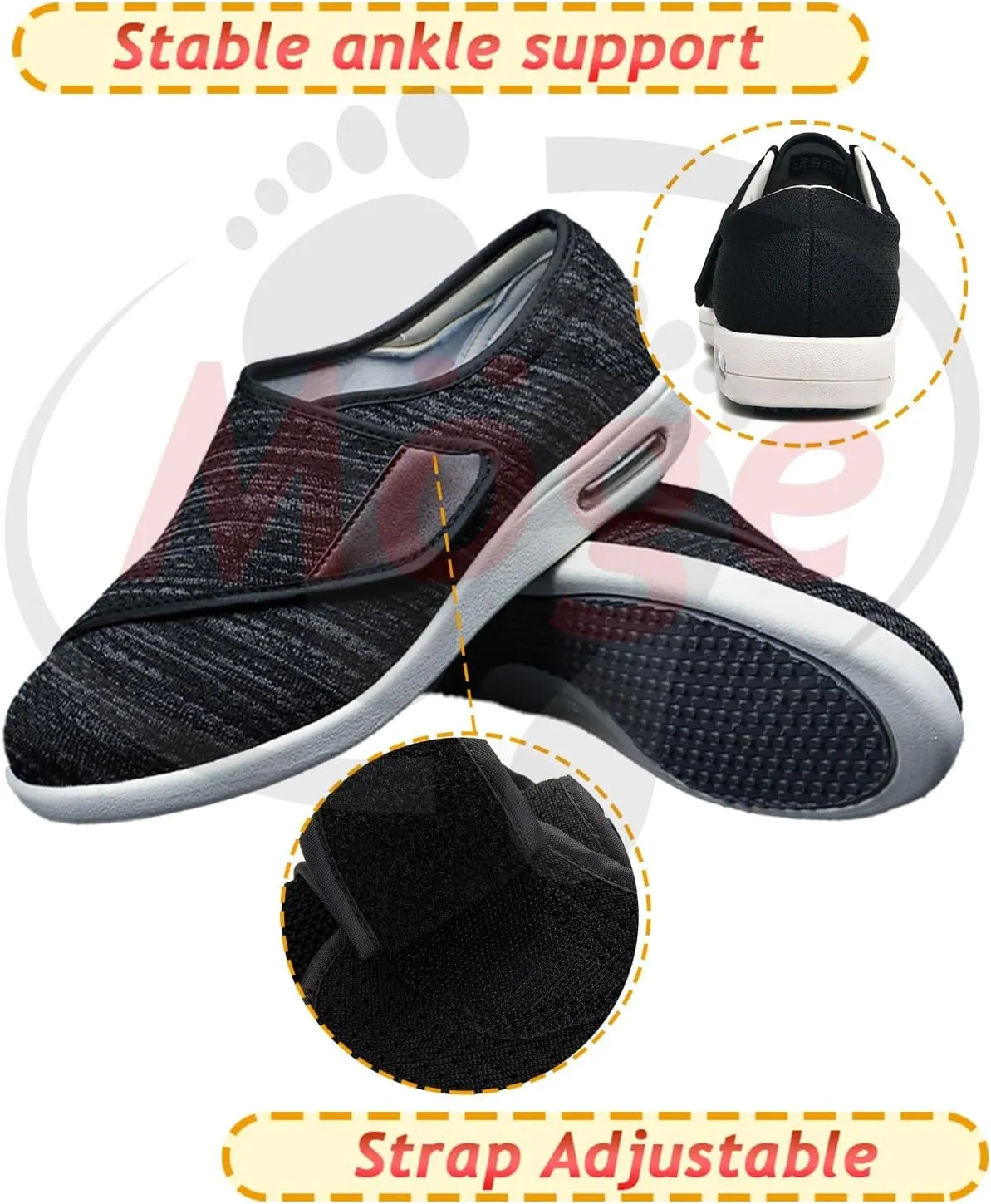 Mens Super Lightweight Memory Foam Slip On Elasticated Breathable Mesh Casual Sneaker Pumps Trainers Lightweight Loafer Slip On Boat Wide Fit Trainers Men