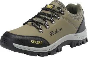 Men's Walking Sneakers Men Casual Shoes Fashionable New Pattern Simple and Rainproof Thick Sole Comfortable Lace Up Sports Hiking Shoes Athletic Sneaker Running Shoes