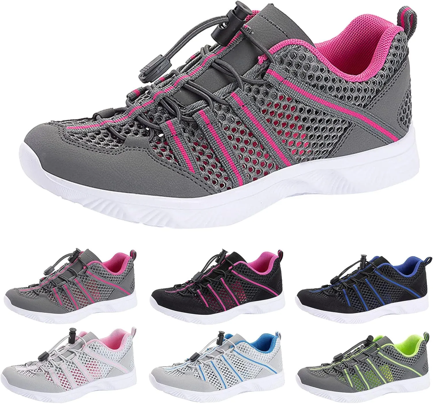 Mens Womens Quick Dry Water Shoes Barefoot Aqua Beach Swim Pool Shoes Non Slip Outdoor Sports Hiking Surf Yoga Lightweight Footwear